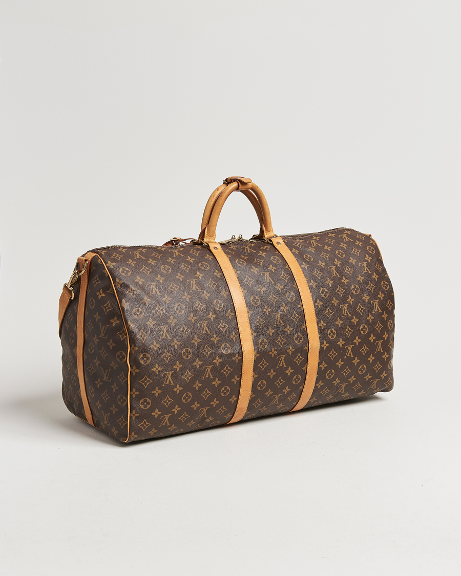 Homme | Louis Vuitton Pre-Owned Keepall Bandoulière 60 Monogram | Louis Vuitton Pre-Owned | Keepall Bandoulière 60 Monogram