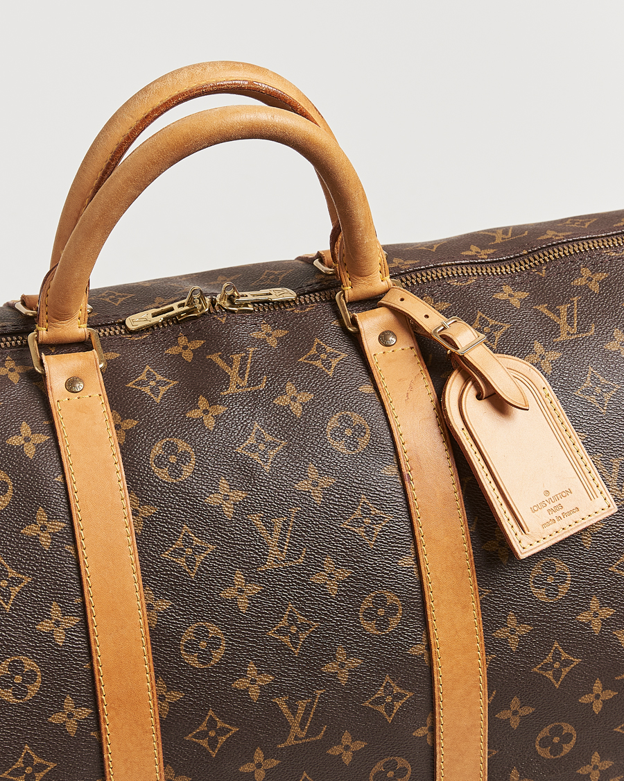 Homme | Louis Vuitton Pre-Owned Keepall Bandoulière 60 Monogram | Louis Vuitton Pre-Owned | Keepall Bandoulière 60 Monogram