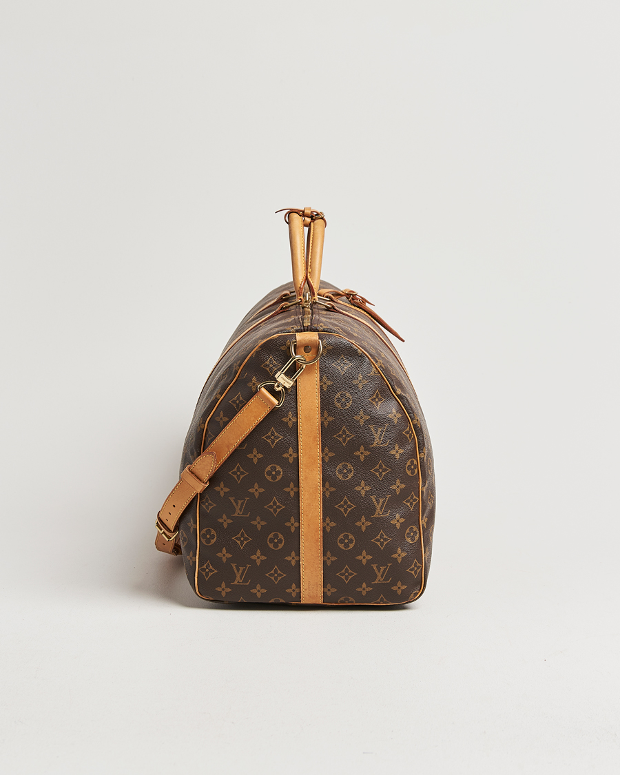 Homme | Louis Vuitton Pre-Owned Keepall Bandoulière 60 Monogram | Louis Vuitton Pre-Owned | Keepall Bandoulière 60 Monogram