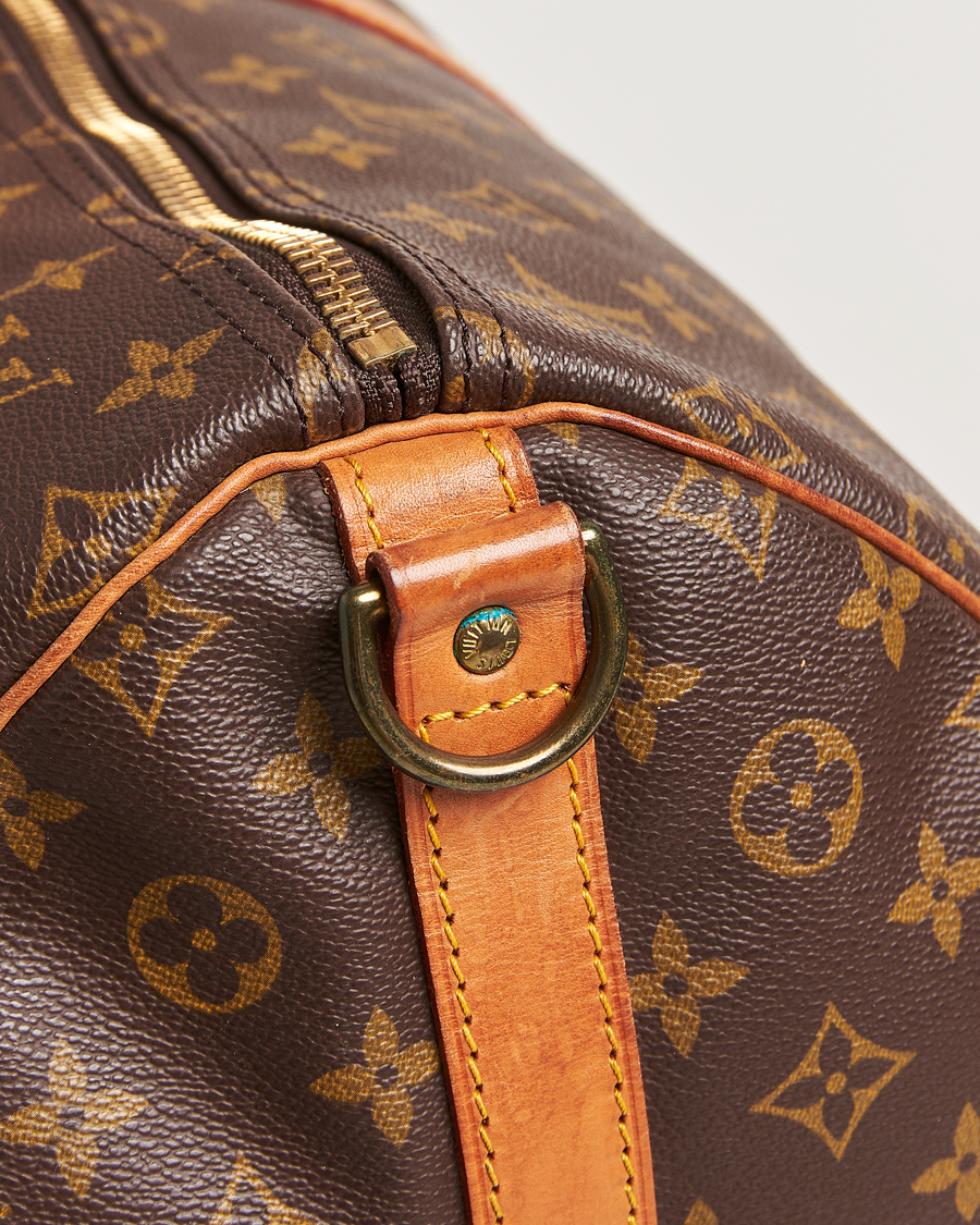 Homme | Louis Vuitton Pre-Owned Keepall Bandoulière 55 Monogram | Louis Vuitton Pre-Owned | Keepall Bandoulière 55 Monogram
