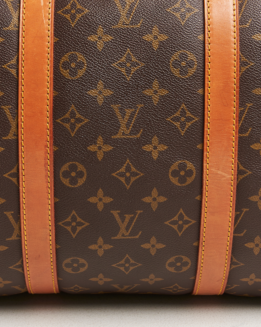 Homme | Louis Vuitton Pre-Owned Keepall Bandoulière 55 Monogram | Louis Vuitton Pre-Owned | Keepall Bandoulière 55 Monogram