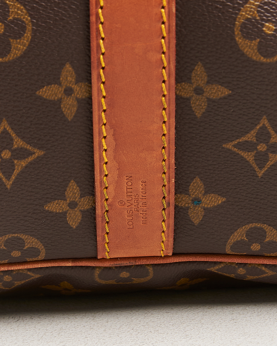 Homme | Louis Vuitton Pre-Owned Keepall Bandoulière 55 Monogram | Louis Vuitton Pre-Owned | Keepall Bandoulière 55 Monogram