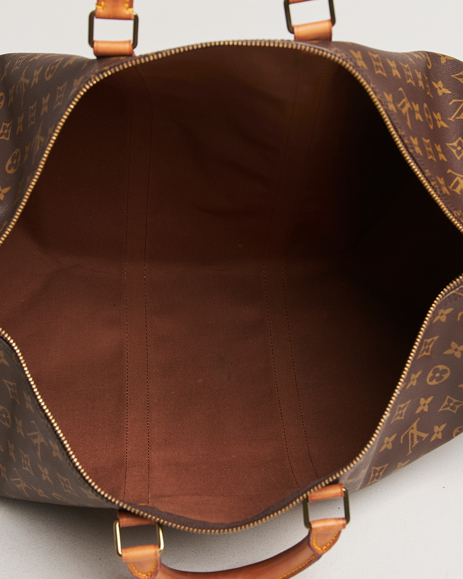 Homme | Louis Vuitton Pre-Owned Keepall Bandoulière 55 Monogram | Louis Vuitton Pre-Owned | Keepall Bandoulière 55 Monogram