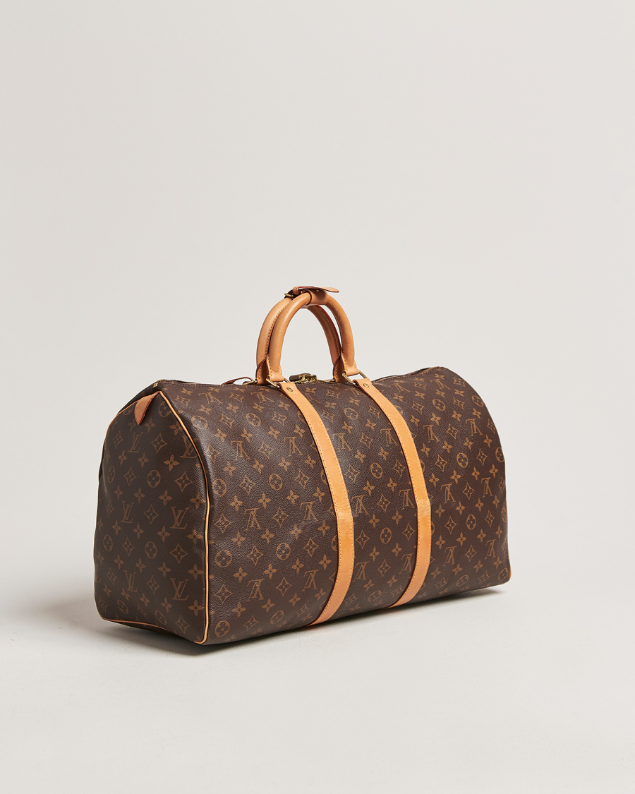 Homme | Louis Vuitton Pre-Owned Keepall 50 Monogram | Louis Vuitton Pre-Owned | Keepall 50 Monogram
