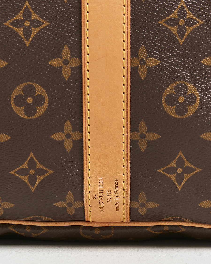 Homme | Louis Vuitton Pre-Owned Keepall Bandoulière 55 Monogram | Louis Vuitton Pre-Owned | Keepall Bandoulière 55 Monogram