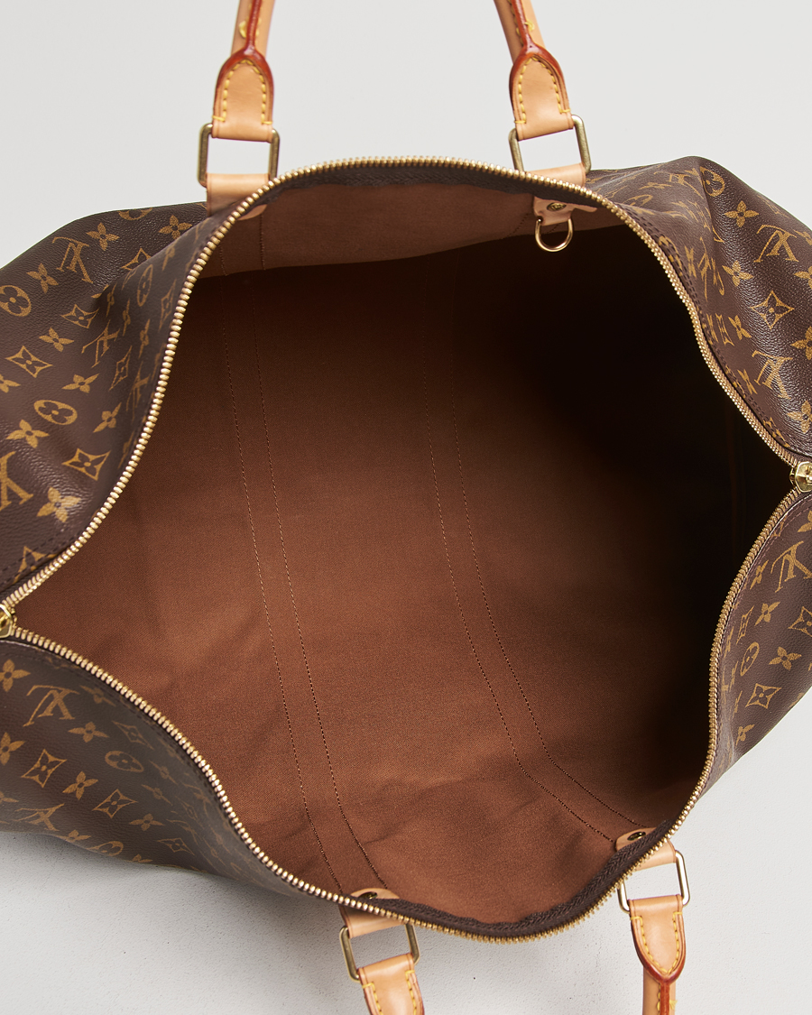 Homme | Louis Vuitton Pre-Owned Keepall Bandoulière 55 Monogram | Louis Vuitton Pre-Owned | Keepall Bandoulière 55 Monogram