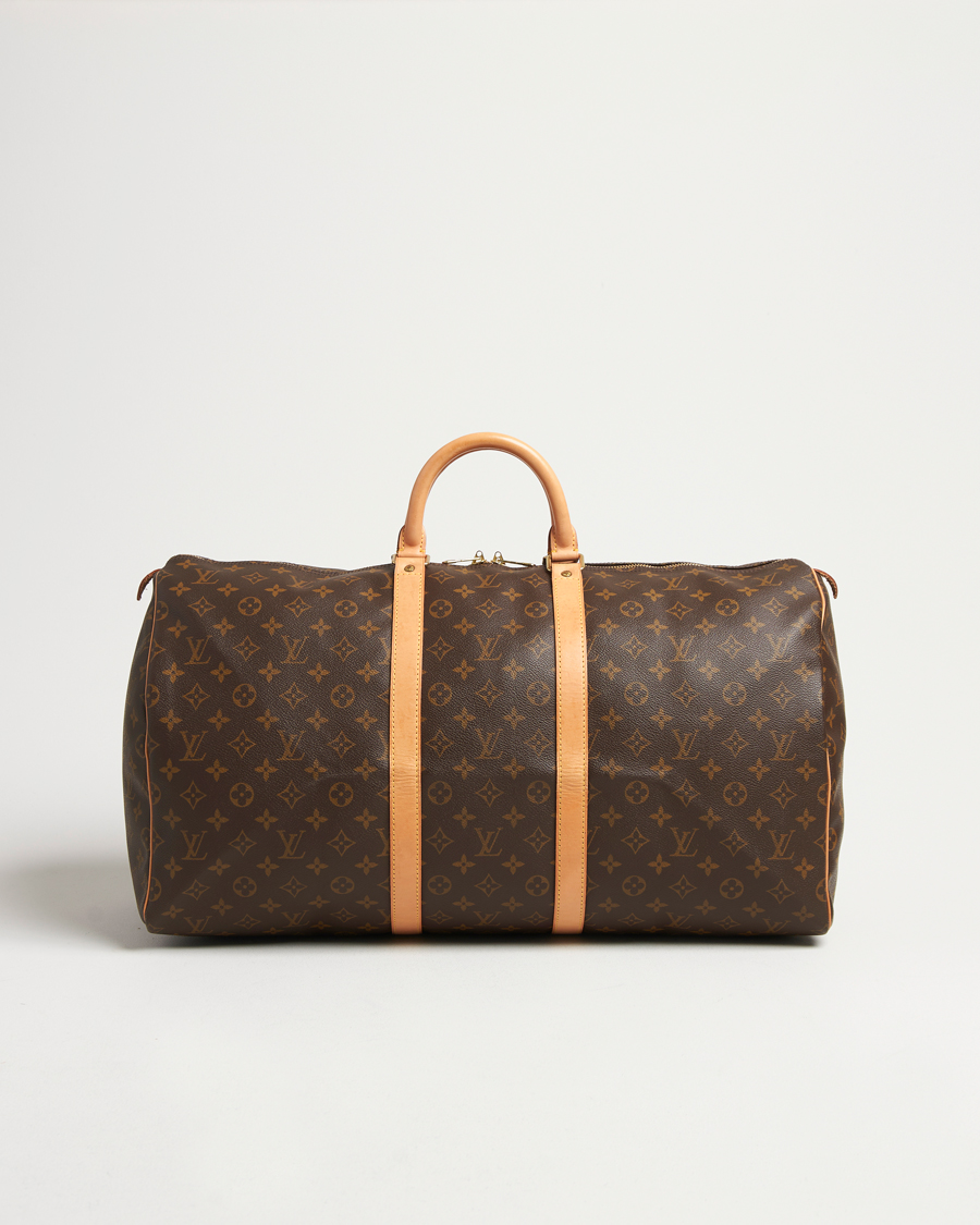 Homme | Louis Vuitton Pre-Owned Keepall 55 Monogram | Louis Vuitton Pre-Owned | Keepall 55 Monogram