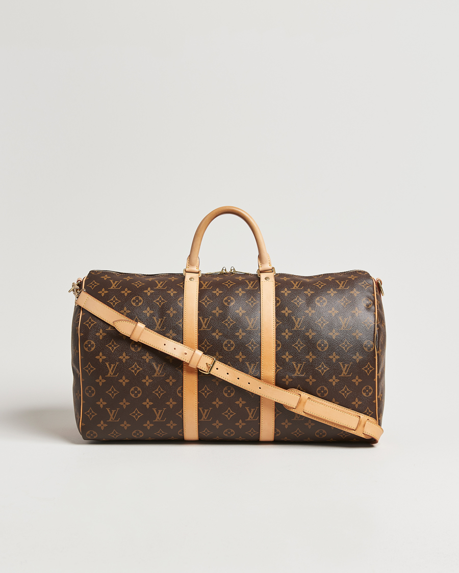 Homme | Louis Vuitton Pre-Owned Keepall Bandoulière 50 Monogram | Louis Vuitton Pre-Owned | Keepall Bandoulière 50 Monogram