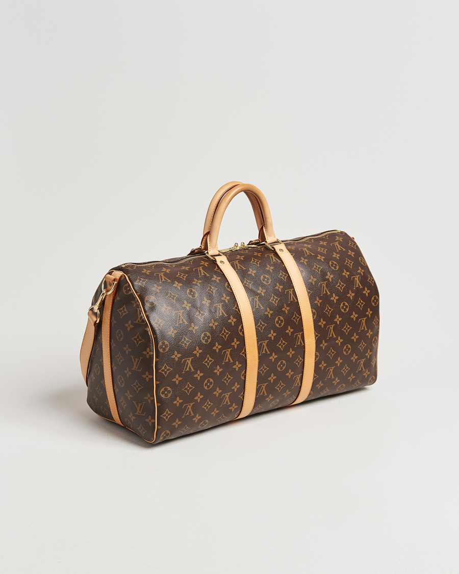 Homme | Louis Vuitton Pre-Owned Keepall Bandoulière 50 Monogram | Louis Vuitton Pre-Owned | Keepall Bandoulière 50 Monogram