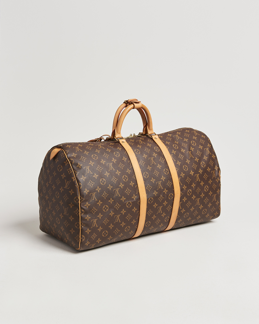 Homme | Louis Vuitton Pre-Owned Keepall 55 Monogram | Louis Vuitton Pre-Owned | Keepall 55 Monogram