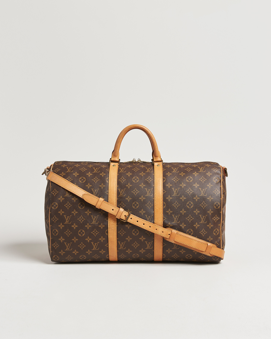 Homme | Louis Vuitton Pre-Owned Keepall Bandoulière 50 Monogram | Louis Vuitton Pre-Owned | Keepall Bandoulière 50 Monogram