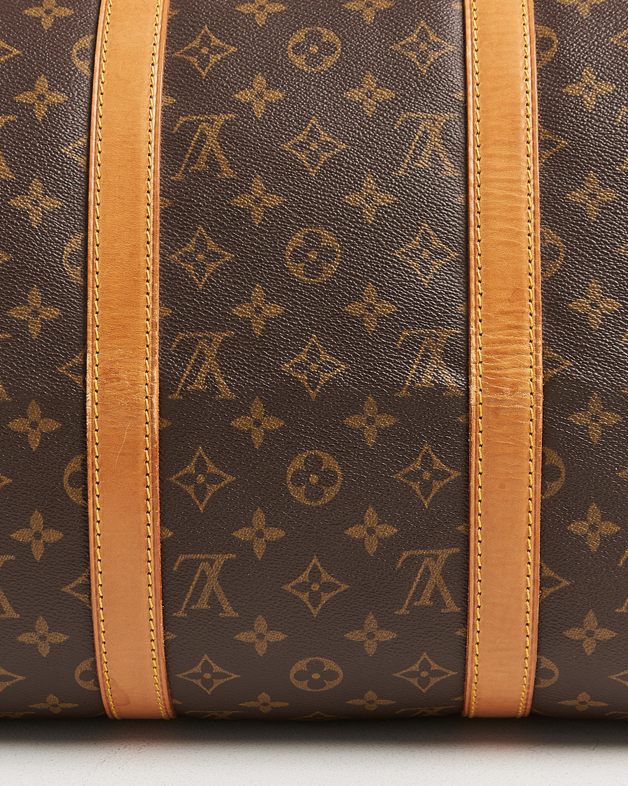 Homme | Louis Vuitton Pre-Owned Keepall Bandoulière 50 Monogram | Louis Vuitton Pre-Owned | Keepall Bandoulière 50 Monogram