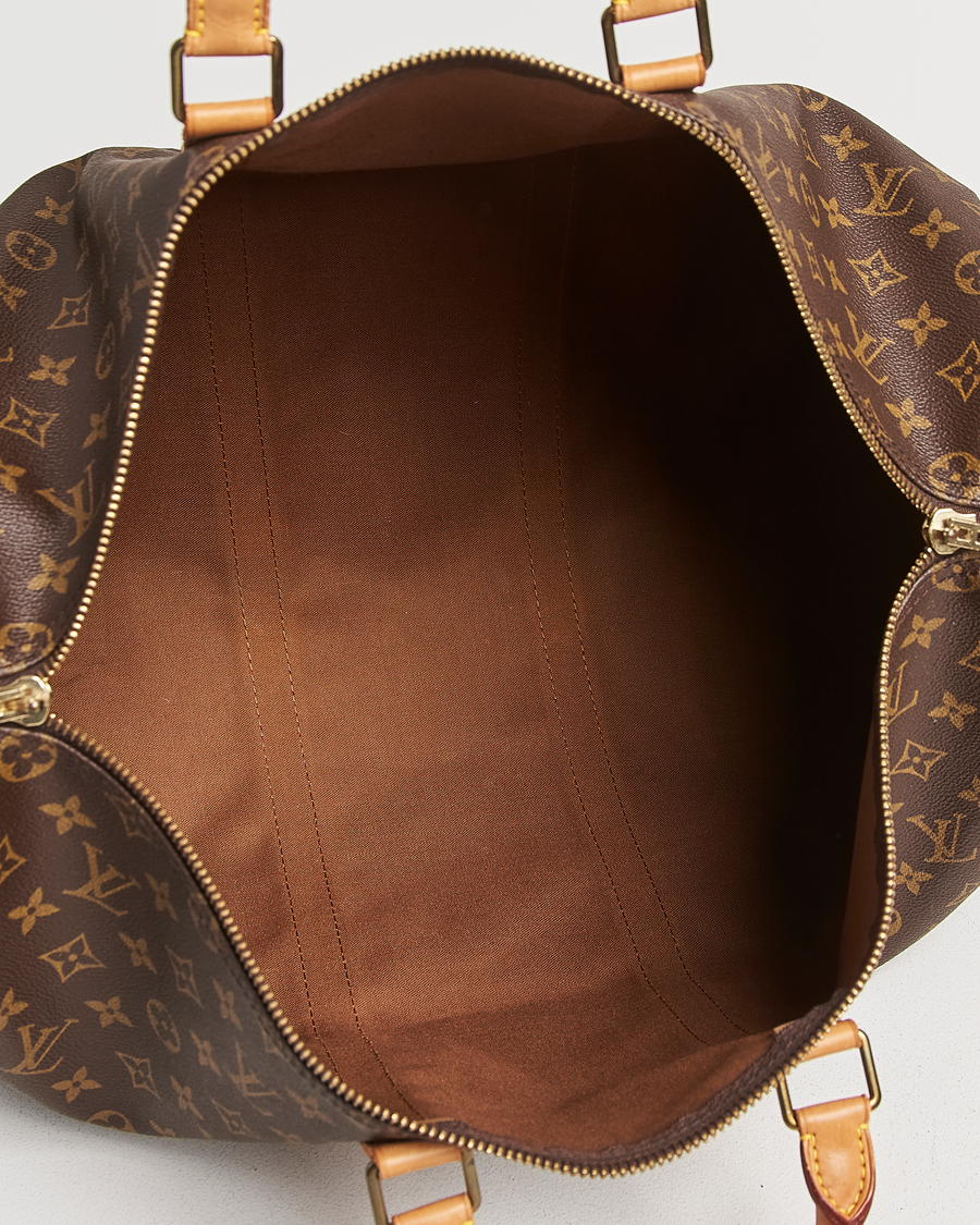 Homme | Louis Vuitton Pre-Owned Keepall Bandoulière 50 Monogram | Louis Vuitton Pre-Owned | Keepall Bandoulière 50 Monogram