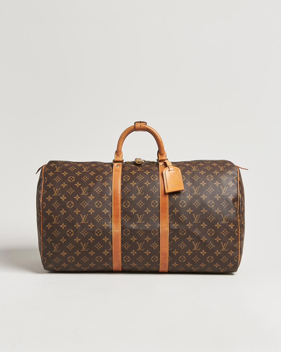 Homme | Louis Vuitton Pre-Owned Keepall 55 Monogram | Louis Vuitton Pre-Owned | Keepall 55 Monogram
