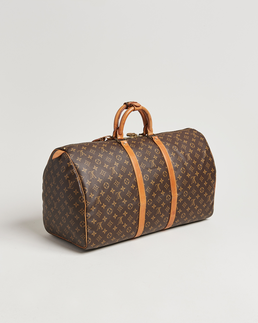 Homme | Louis Vuitton Pre-Owned Keepall 55 Monogram | Louis Vuitton Pre-Owned | Keepall 55 Monogram