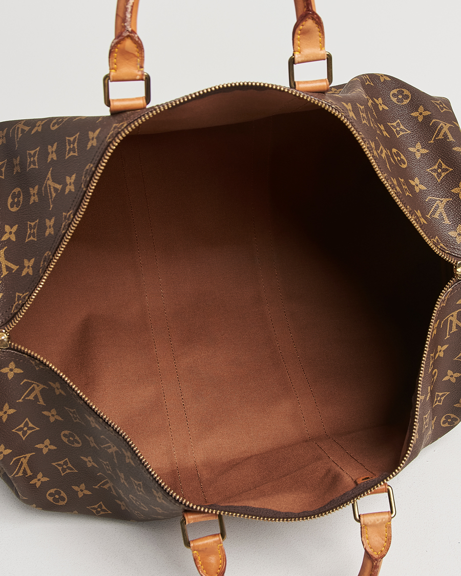 Homme | Louis Vuitton Pre-Owned Keepall 55 Monogram | Louis Vuitton Pre-Owned | Keepall 55 Monogram