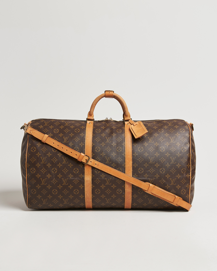 Homme | Louis Vuitton Pre-Owned Keepall Bandoulière 60 Monogram | Louis Vuitton Pre-Owned | Keepall Bandoulière 60 Monogram