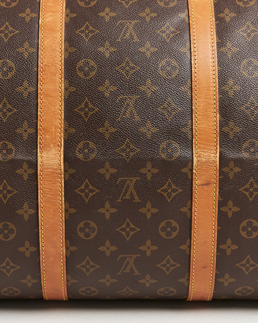 Homme | Louis Vuitton Pre-Owned Keepall Bandoulière 60 Monogram | Louis Vuitton Pre-Owned | Keepall Bandoulière 60 Monogram