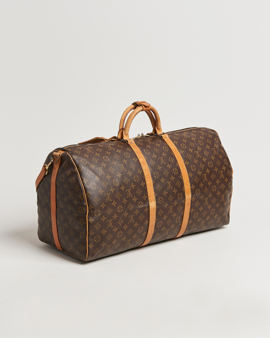 Homme | Louis Vuitton Pre-Owned Keepall Bandoulière 60 Monogram | Louis Vuitton Pre-Owned | Keepall Bandoulière 60 Monogram