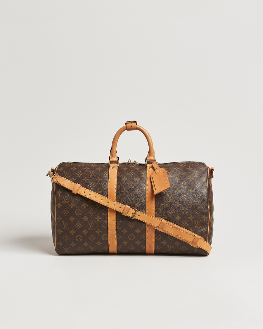 Homme | Louis Vuitton Pre-Owned Keepall Bandoulière 45 Monogram | Louis Vuitton Pre-Owned | Keepall Bandoulière 45 Monogram