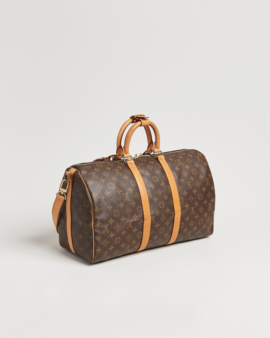 Homme | Louis Vuitton Pre-Owned Keepall Bandoulière 45 Monogram | Louis Vuitton Pre-Owned | Keepall Bandoulière 45 Monogram