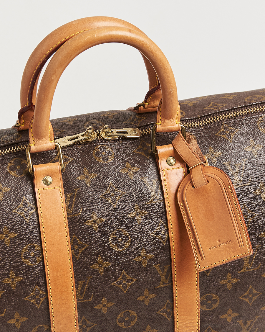 Homme | Louis Vuitton Pre-Owned Keepall Bandoulière 45 Monogram | Louis Vuitton Pre-Owned | Keepall Bandoulière 45 Monogram