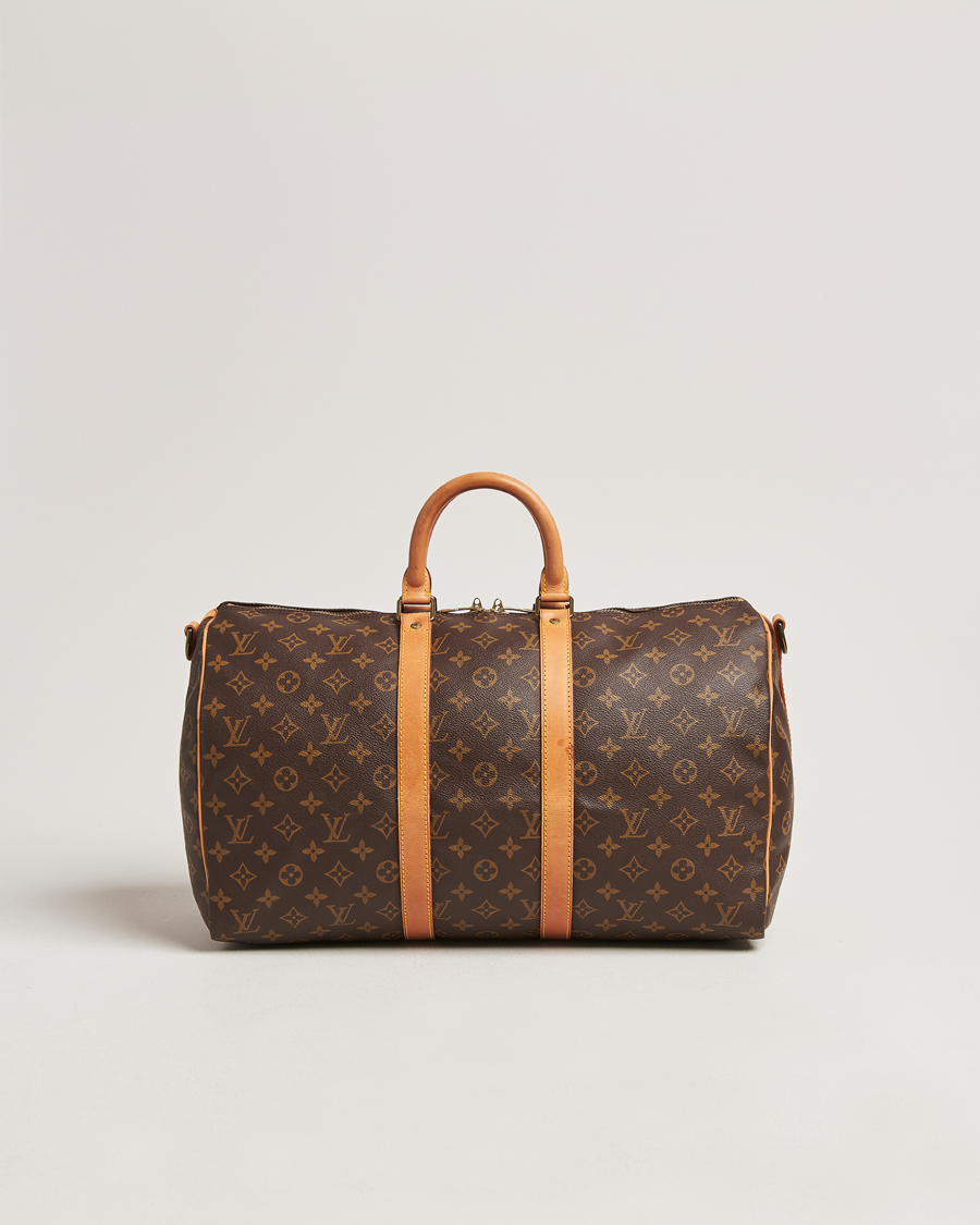Homme | Louis Vuitton Pre-Owned Keepall Bandoulière 45 Monogram | Louis Vuitton Pre-Owned | Keepall Bandoulière 45 Monogram