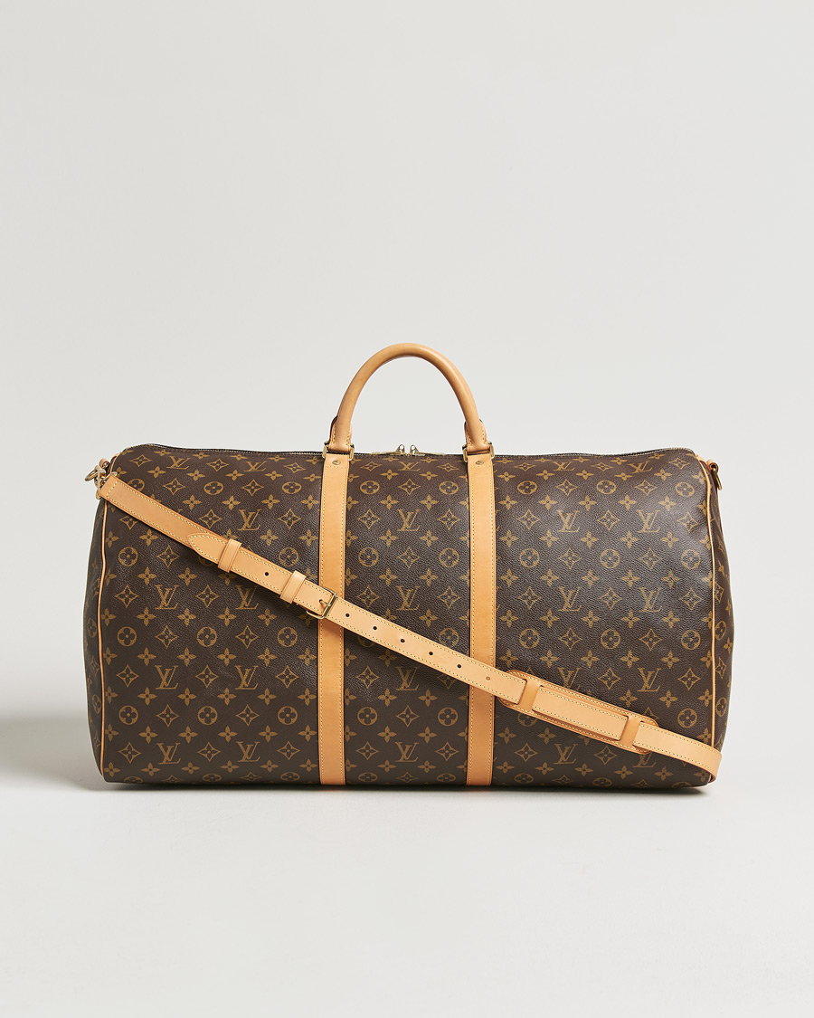 Homme | Louis Vuitton Pre-Owned Keepall Bandoulière 60 Monogram | Louis Vuitton Pre-Owned | Keepall Bandoulière 60 Monogram