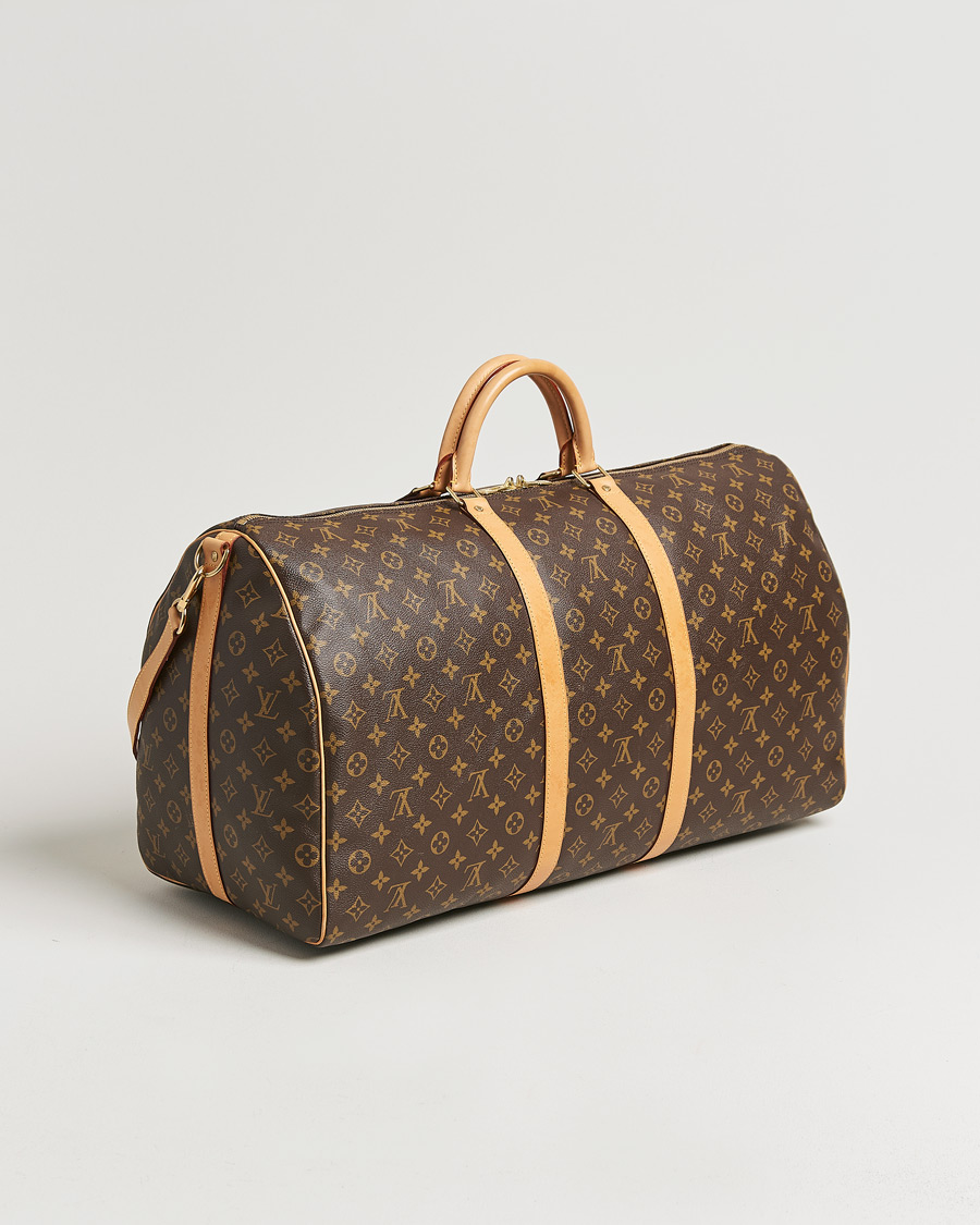 Homme | Louis Vuitton Pre-Owned Keepall Bandoulière 60 Monogram | Louis Vuitton Pre-Owned | Keepall Bandoulière 60 Monogram