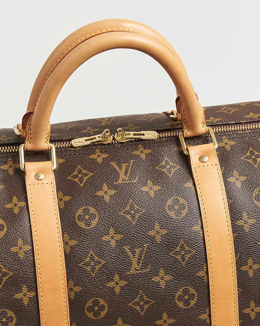 Homme | Louis Vuitton Pre-Owned Keepall Bandoulière 60 Monogram | Louis Vuitton Pre-Owned | Keepall Bandoulière 60 Monogram