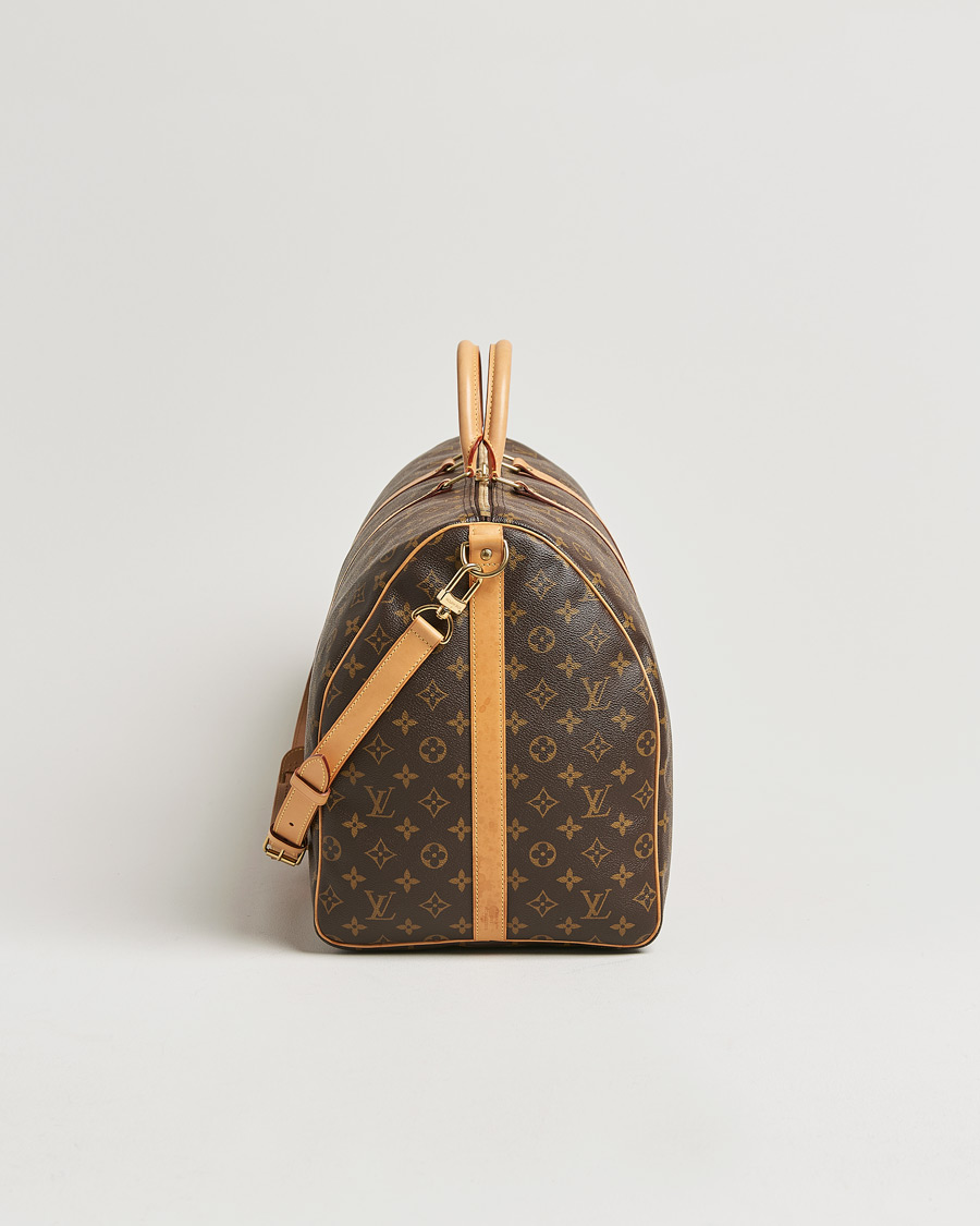 Homme | Louis Vuitton Pre-Owned Keepall Bandoulière 60 Monogram | Louis Vuitton Pre-Owned | Keepall Bandoulière 60 Monogram