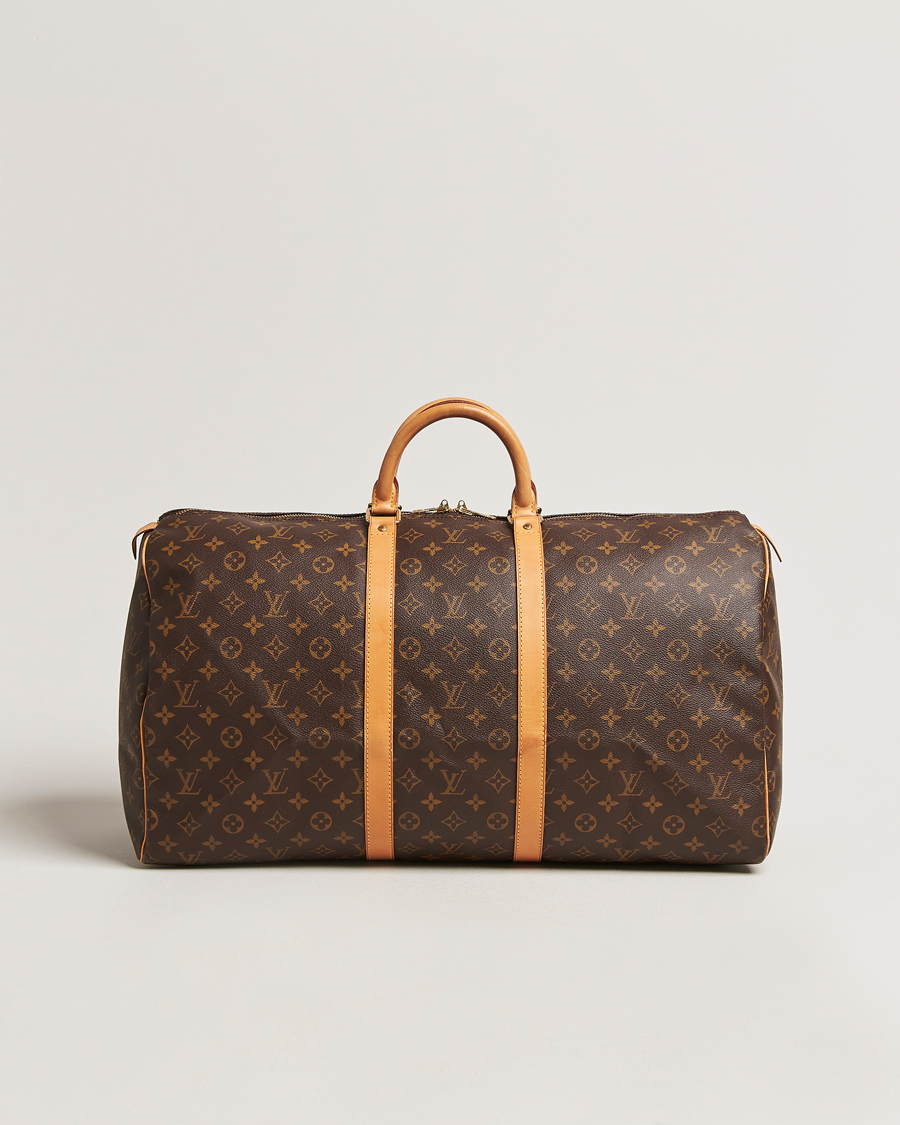 Homme | Louis Vuitton Pre-Owned Keepall 55 Monogram | Louis Vuitton Pre-Owned | Keepall 55 Monogram