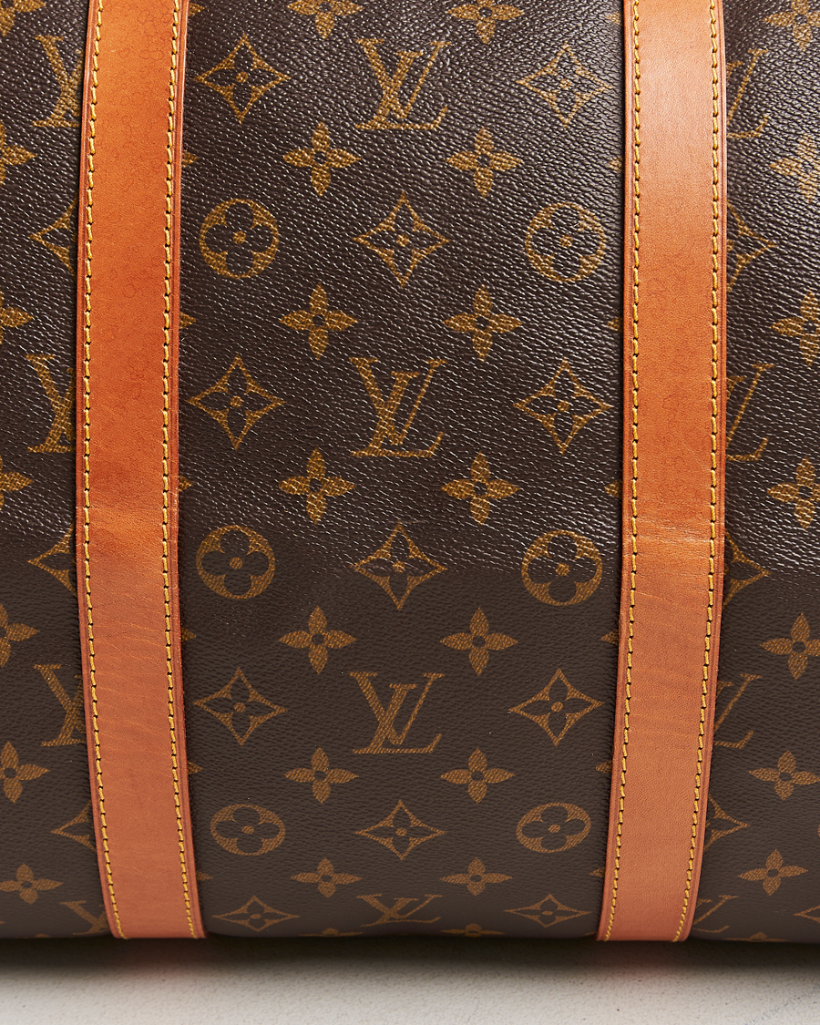 Homme | Louis Vuitton Pre-Owned Keepall Bandoulière 55 Monogram | Louis Vuitton Pre-Owned | Keepall Bandoulière 55 Monogram