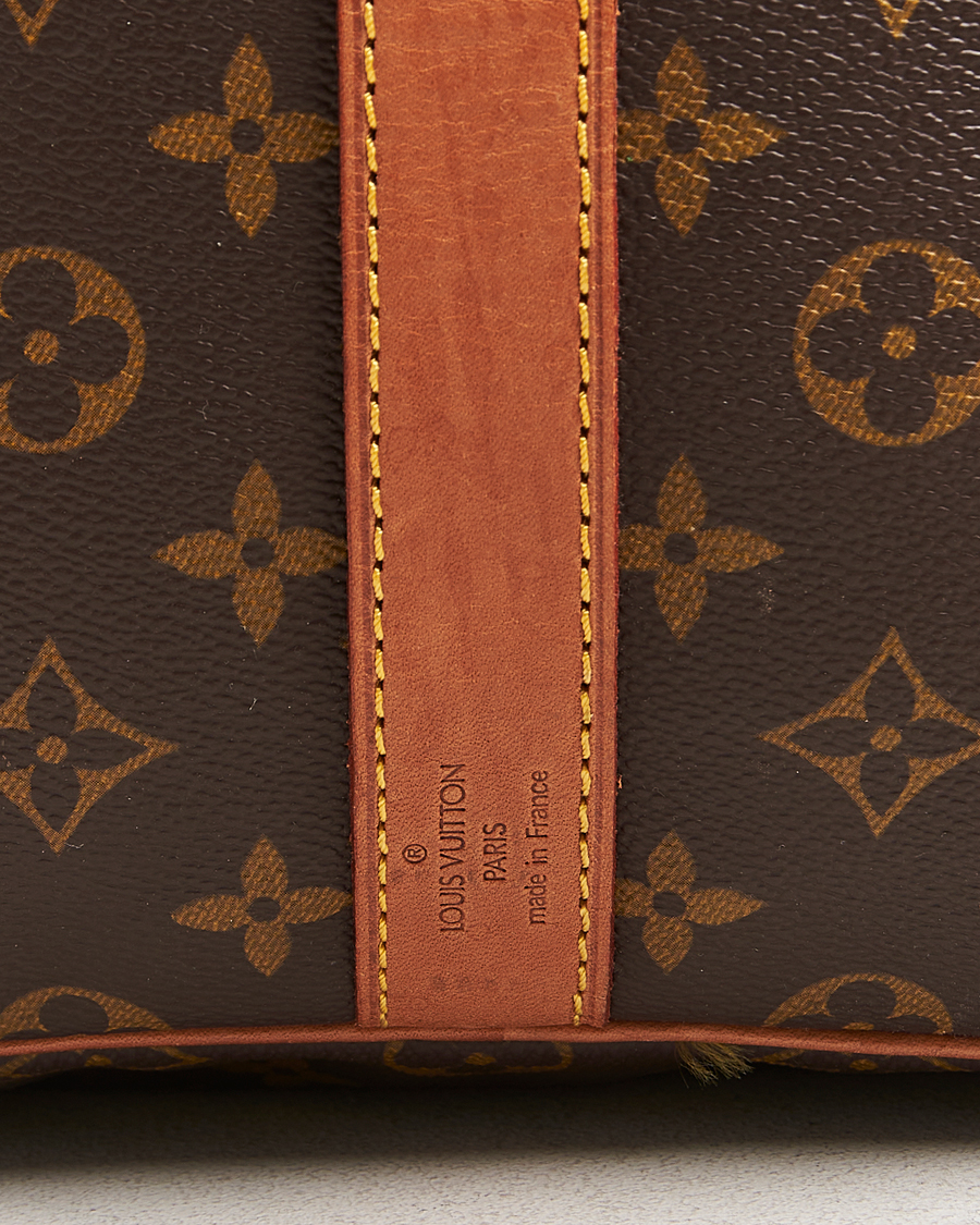 Homme | Louis Vuitton Pre-Owned Keepall Bandoulière 55 Monogram | Louis Vuitton Pre-Owned | Keepall Bandoulière 55 Monogram