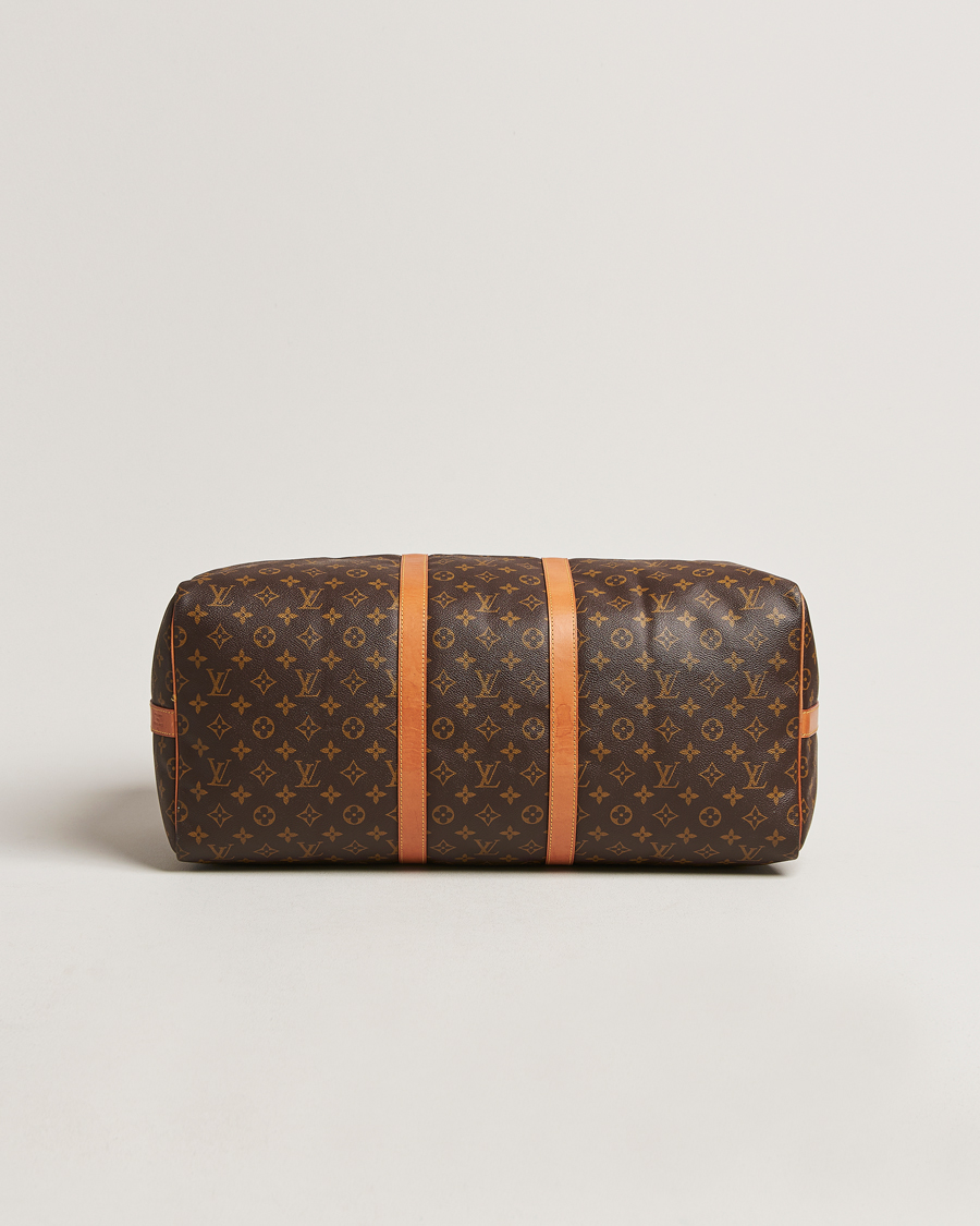 Homme | Louis Vuitton Pre-Owned Keepall Bandoulière 55 Monogram | Louis Vuitton Pre-Owned | Keepall Bandoulière 55 Monogram