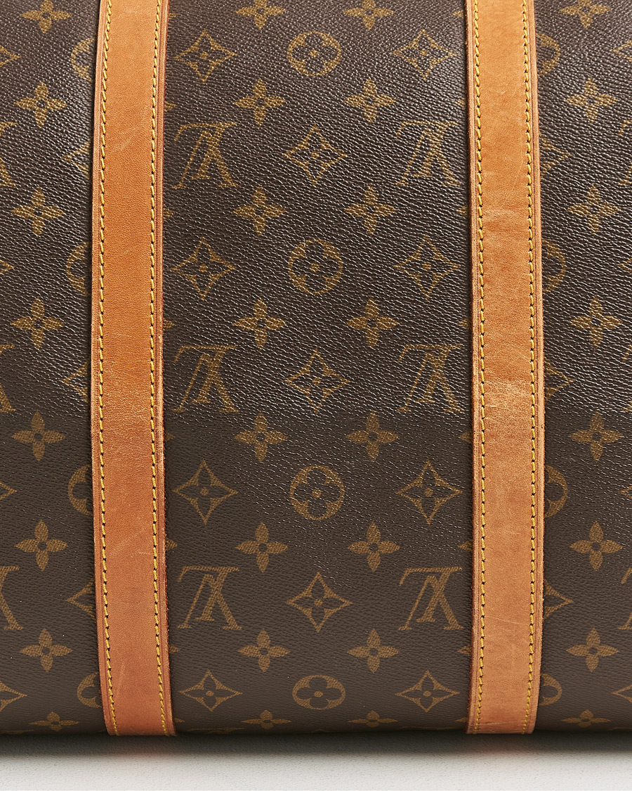 Homme | Louis Vuitton Pre-Owned Keepall Bandoulière 50 Monogram | Louis Vuitton Pre-Owned | Keepall Bandoulière 50 Monogram
