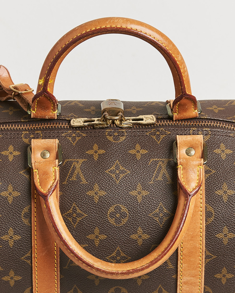 Homme | Louis Vuitton Pre-Owned Keepall Bandoulière 50 Monogram | Louis Vuitton Pre-Owned | Keepall Bandoulière 50 Monogram