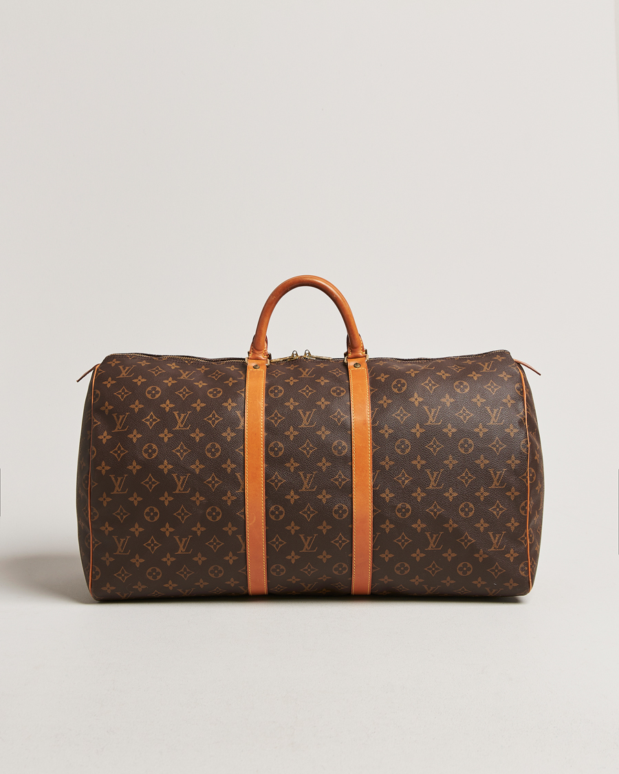 Homme | Louis Vuitton Pre-Owned Keepall 55 Monogram | Louis Vuitton Pre-Owned | Keepall 55 Monogram