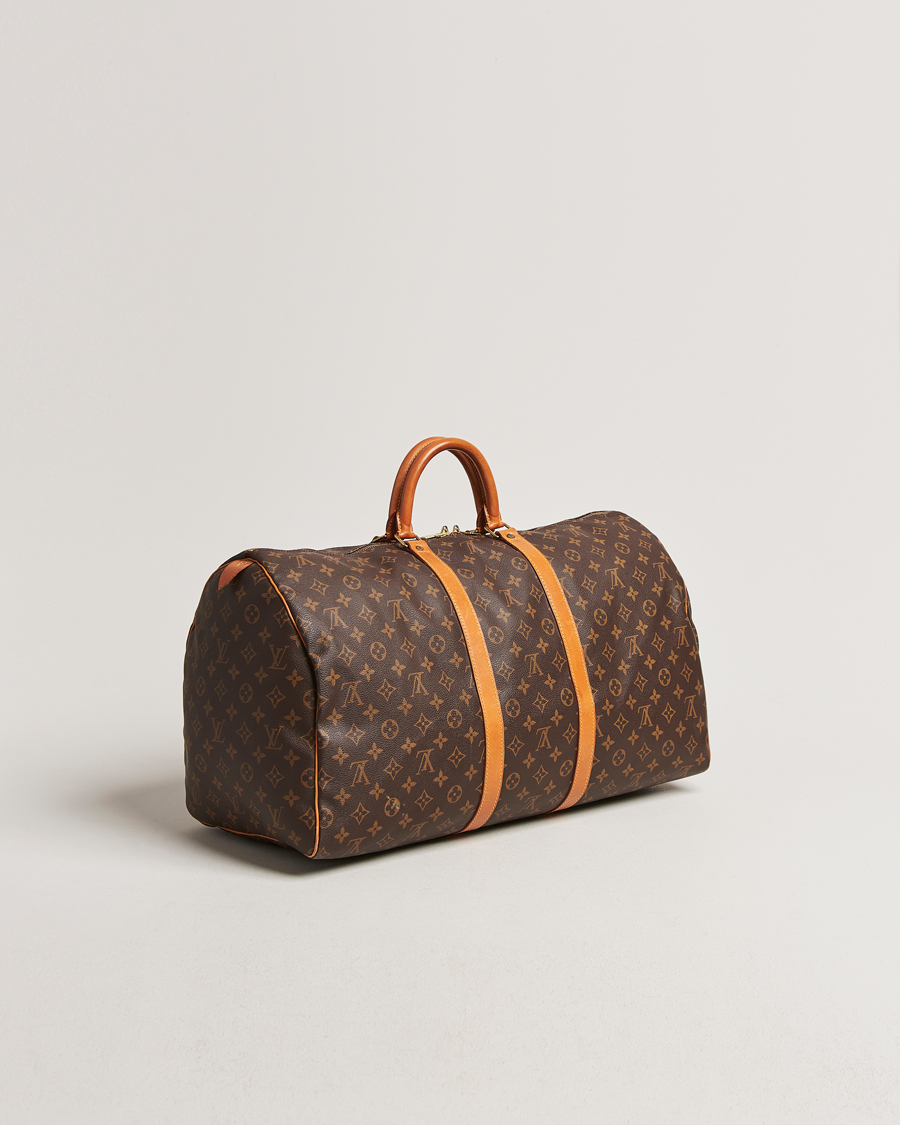 Homme | Louis Vuitton Pre-Owned Keepall 55 Monogram | Louis Vuitton Pre-Owned | Keepall 55 Monogram