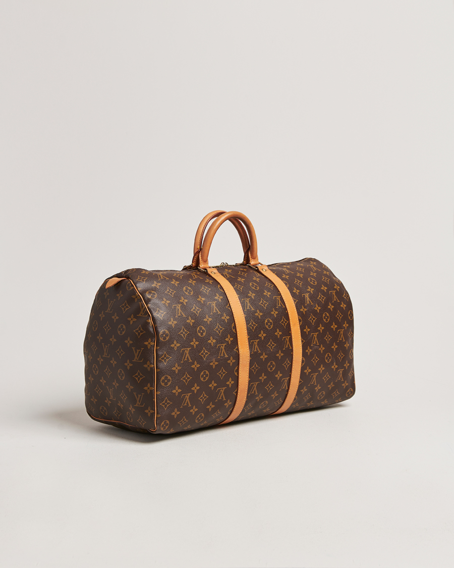 Homme | Louis Vuitton Pre-Owned Keepall 50 Monogram | Louis Vuitton Pre-Owned | Keepall 50 Monogram