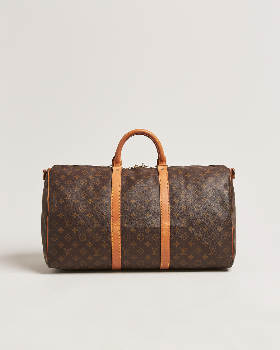 Homme | Louis Vuitton Pre-Owned Keepall Bandoulière 50 Monogram | Louis Vuitton Pre-Owned | Keepall Bandoulière 50 Monogram