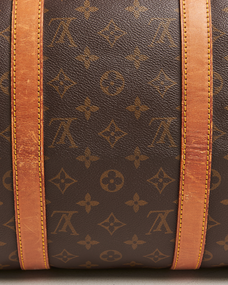 Homme | Louis Vuitton Pre-Owned Keepall Bandoulière 50 Monogram | Louis Vuitton Pre-Owned | Keepall Bandoulière 50 Monogram