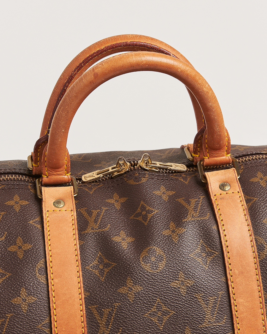 Homme | Louis Vuitton Pre-Owned Keepall Bandoulière 50 Monogram | Louis Vuitton Pre-Owned | Keepall Bandoulière 50 Monogram