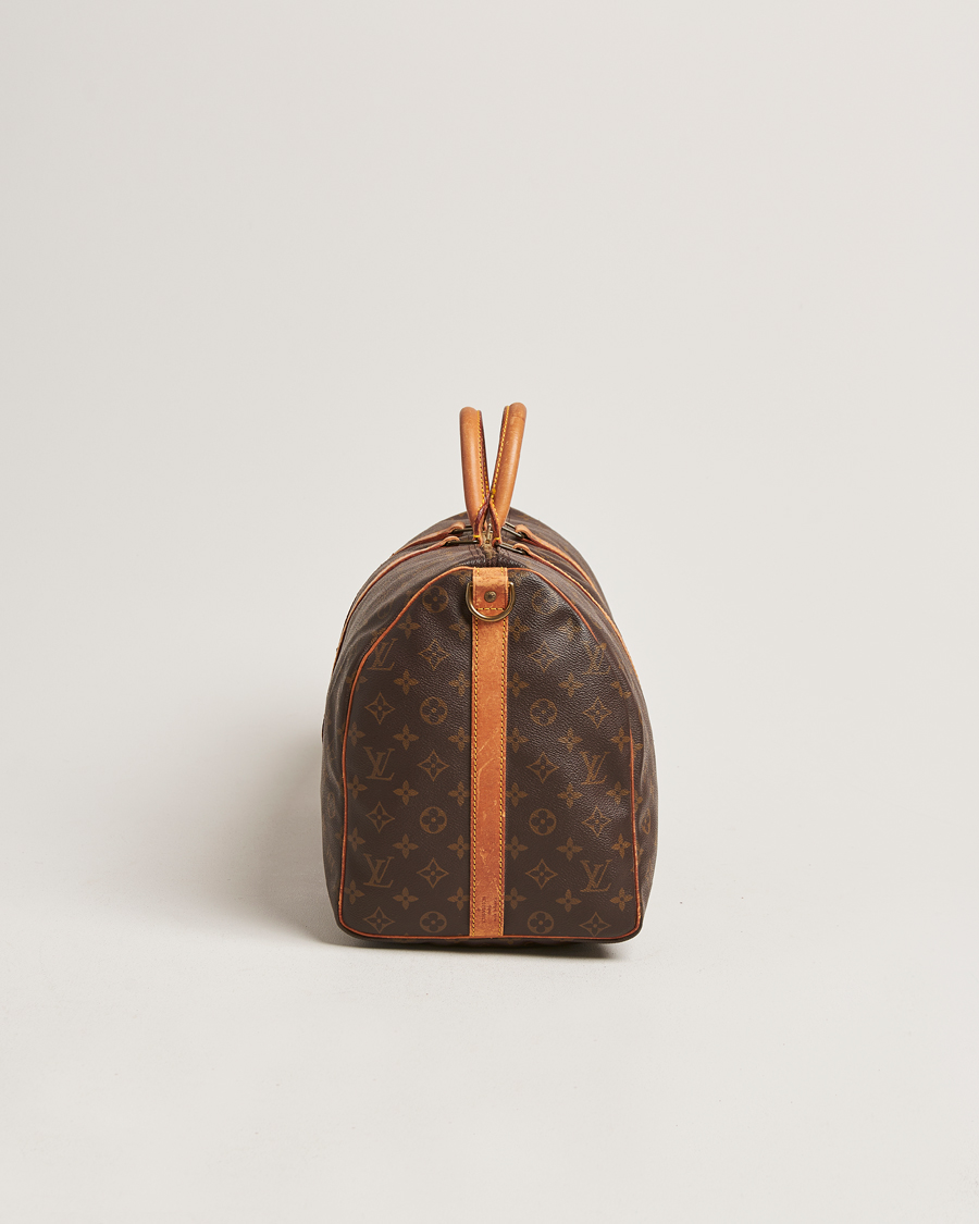 Homme | Louis Vuitton Pre-Owned Keepall Bandoulière 50 Monogram | Louis Vuitton Pre-Owned | Keepall Bandoulière 50 Monogram