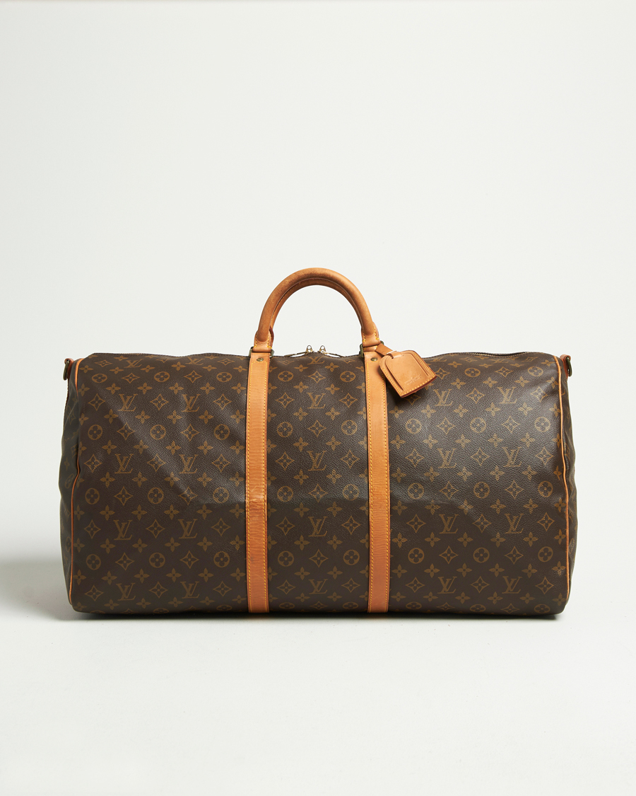 Homme | Louis Vuitton Pre-Owned Keepall Bandoulière 60 Monogram | Louis Vuitton Pre-Owned | Keepall Bandoulière 60 Monogram