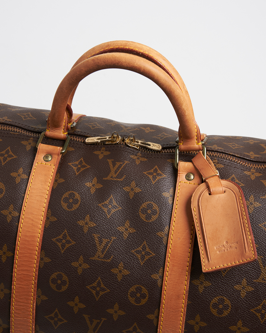 Homme | Louis Vuitton Pre-Owned Keepall Bandoulière 60 Monogram | Louis Vuitton Pre-Owned | Keepall Bandoulière 60 Monogram