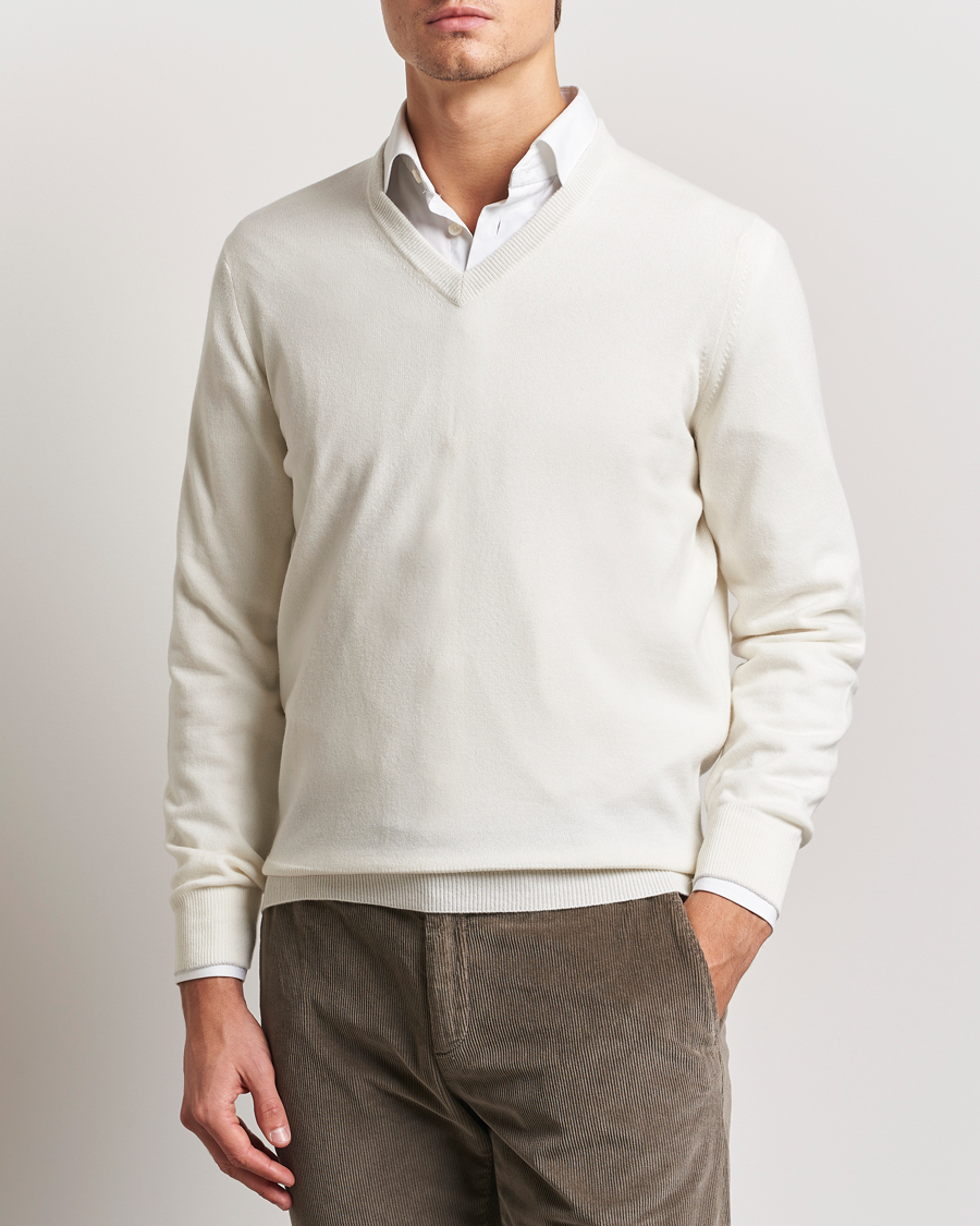 Homme | Pulls Et Tricots | Brunello Cucinelli | 2 Ply Cashmere V-Neck Panama
