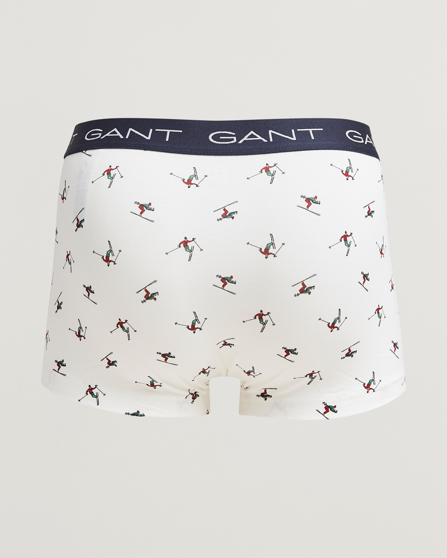 Homme | Sous-Vêtements Et Chaussettes | GANT | 3-Pack Trunk Boxer Black/White/Green