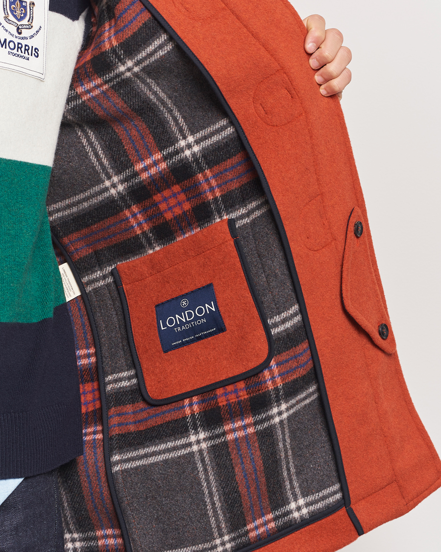 Homme | Manteaux Et Vestes | Morris | Duffle Coat Orange