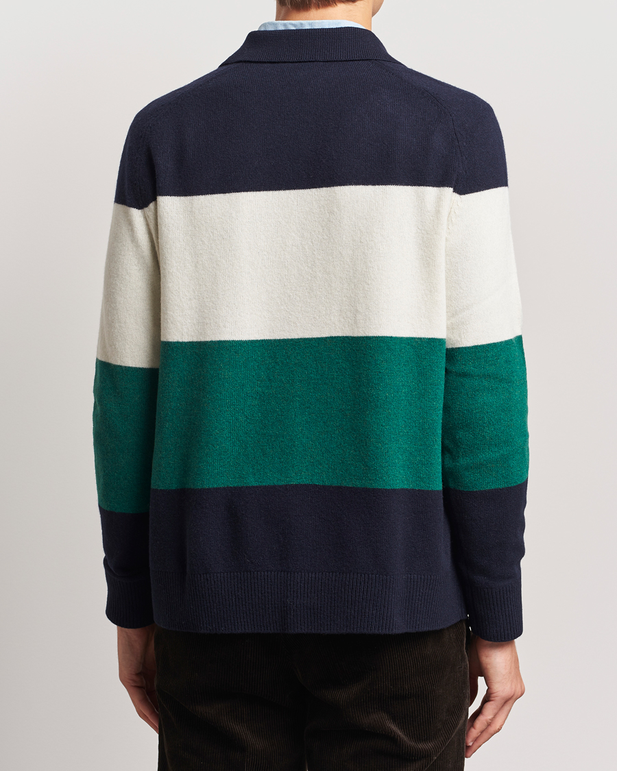 Homme | Pulls Et Tricots | Morris | Frank Knitted Rugger Old Blue